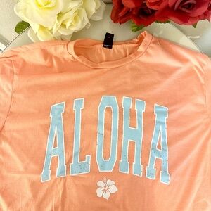 Aloha Peach Short Sleeve T-Shirt